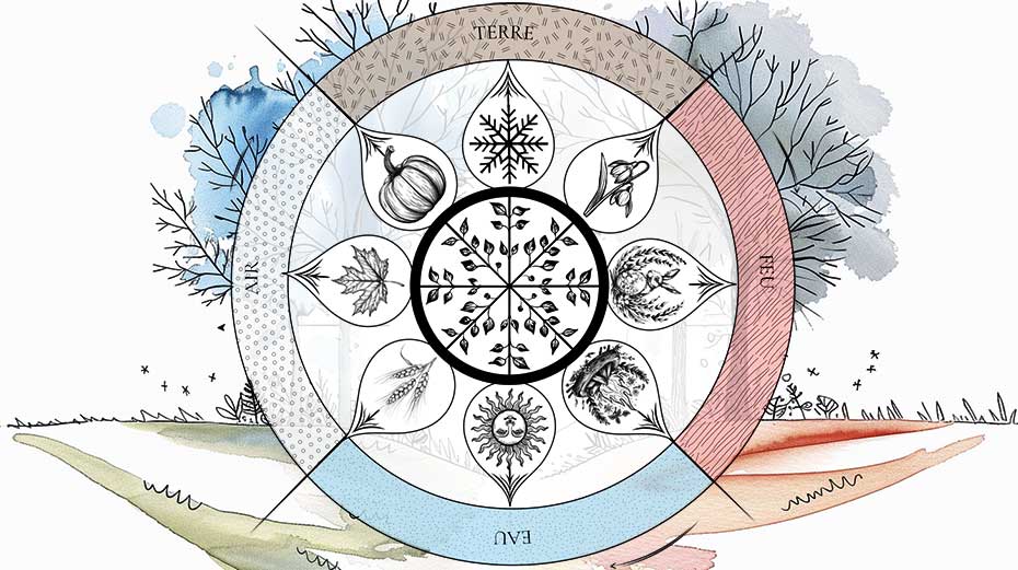 Roue de l'année celtique